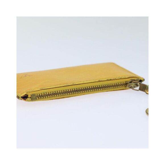 Pre Loved LOUIS VUITTON Epi Leather Card Holder Yellow Womens Bag - Picture 6 of 8